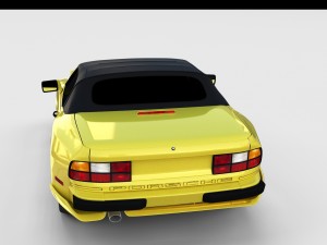 porsche 944 convertible rev 3D 모델