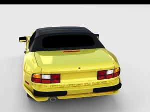porsche 944 convertible rev 3D Model
