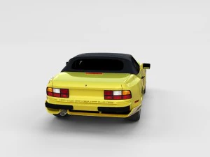 porsche 944 convertible rev 3D Model