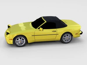 porsche 944 convertible rev 3D Model