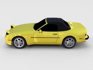 porsche 944 convertible rev 3D 모델