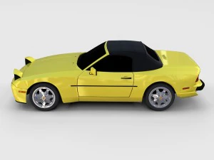porsche 944 convertible rev 3D Model