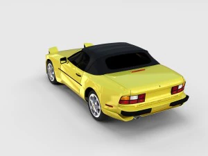 porsche 944 convertible rev 3D Model