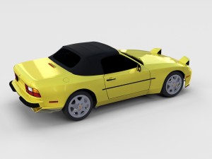 porsche 944 convertible rev 3D 모델