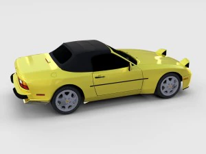 porsche 944 convertible rev 3D Model