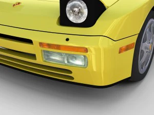porsche 944 convertible rev 3D Model