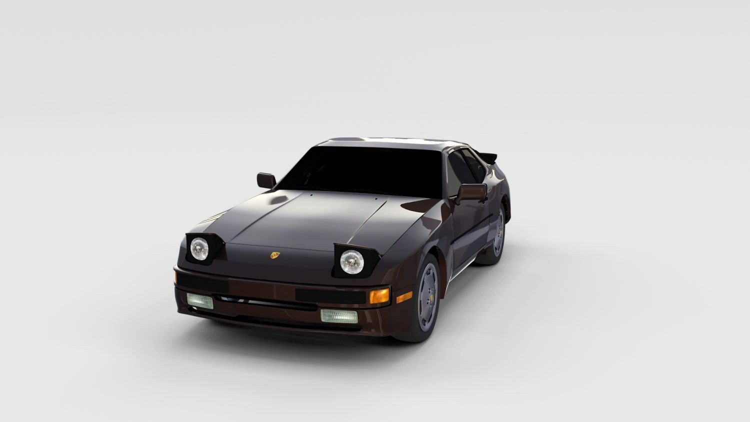 porsche 944 s rev 3D Model .c4d .max .obj .3ds .fbx .stl .blend 