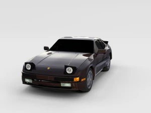 porsche 944 s rev Modello 3D