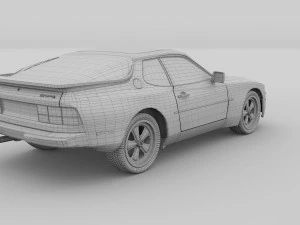 porsche 944 s rev 3D Model