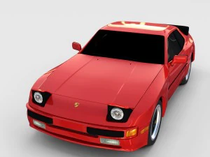 porsche 944 yeni revizyon 3D Model