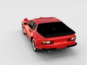 porsche 944 new rev Model 3D
