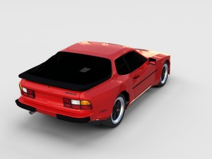 porsche 944 new rev Model 3D