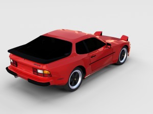 porsche 944 new rev Model 3D