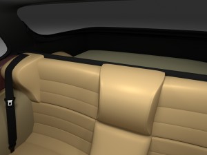 early porsche 944 with interior rev Modèle 3D