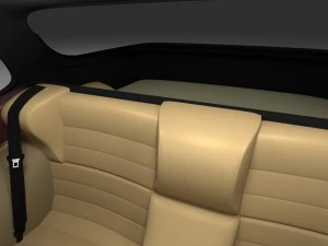 early porsche 944 with interior rev 3D Model