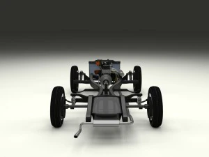 fully modeled w interior mercedes 190sl rev 3D Model