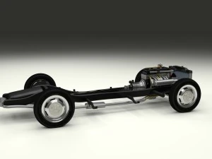 fully modeled w interior mercedes 190sl rev 3D Model