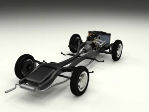 fully modeled w interior mercedes 190sl rev 3D Model