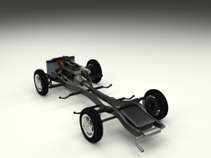 full w interior mercedes 190sl rev 3D Model
