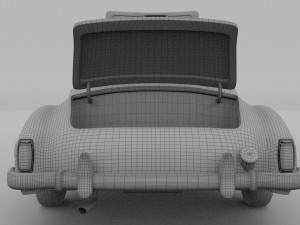 full w interior mercedes 190sl soft top rev Modello 3D