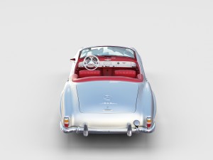 mercedes 190sl with interior rev Model 3D