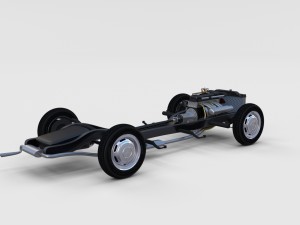 mercedes benz 190sl full chassis rev Model 3D