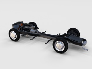 mercedes benz 190sl full chassis rev Model 3D