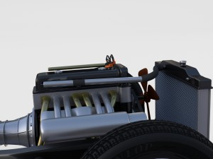 mercedes benz 190sl full chassis rev Model 3D