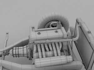 mercedes benz 190sl full chassis rev Model 3D