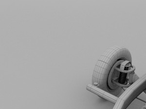 mercedes benz 190sl full chassis rev Model 3D