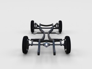 mercedes benz 190sl chassis rev 3D Model