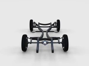 chassi mercedes benz 190sl rev Modelo 3D