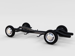 mercedes benz 190sl chassis rev Modello 3D