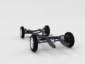 mercedes benz 190sl chassis rev Modello 3D
