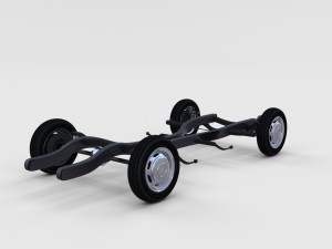mercedes benz 190sl chassis rev Modello 3D