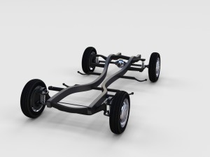 mercedes benz 190sl chassis rev Modello 3D