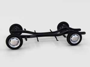 mercedes benz 190sl chassis rev Modello 3D