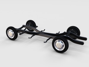 mercedes benz 190sl chassis rev Modello 3D