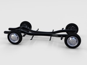 mercedes benz 190sl chassis rev Modello 3D