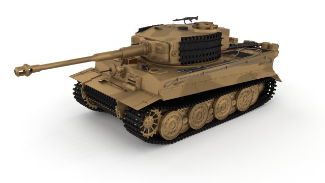 panzer tiger tank late 1944 v1 Modèle 3D .c4d .max .obj .3ds .fbx .stl .blend 