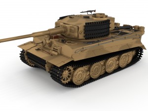 panzer tiger tank late 1944 v1 3Dモデル
