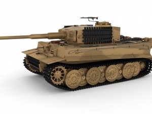 panzer tiger tank late 1944 v1 Modèle 3D
