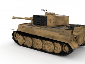 panzer tiger tank late 1944 v1 Modèle 3D