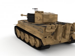 panzer tiger tank late 1944 v1 Modèle 3D