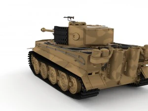 panzer tiger tank late 1944 v1 3D Model