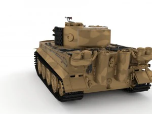 panzer tiger tank late 1944 v1 3D Model