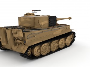 panzer tiger tank late 1944 v1 Modèle 3D