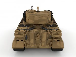 panzer tiger tank late 1944 v1 3D Model