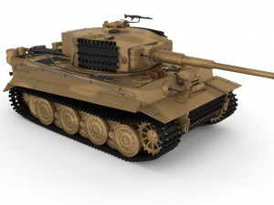 panzer tiger tank late 1944 v1 Modèle 3D