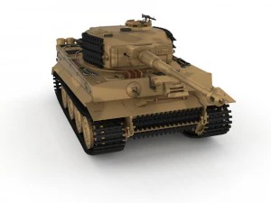 panzer tiger tank late 1944 v1 3D Model